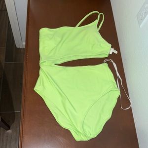 Aerie One Shoulder One Piece Swimsuit